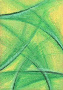 Curvas verdes abstratas de Kulik