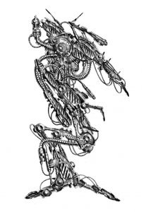 Anatomia robótica futurista de Kulik