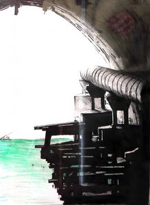 Arco industrial sobre a água de Kulik