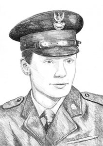 Retrato de um soldado polaco de Kulik