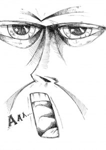 Desenho de silhueta de retrato 75 de Kulik