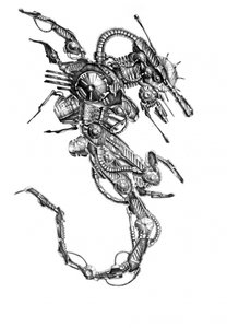 Dragão-cavalo-marinho Steampunk de Kulik