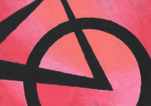 Geometria em Vermelho Vibrante de Kulik