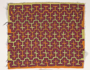 Painel de Camisa (mola), c.1950 (algodão aplicado) de Kuna Indian Culture