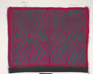 Painel de Camisa (mola), c.1950 (algodão aplicado) de Kuna Indian Culture