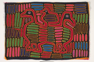 Painel da camisa (mola) (algodão aplicado) de Kuna Indian Culture
