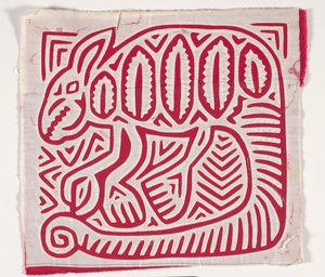 Painel da camisa (mola) (algodão aplicado) de Kuna Indian Culture