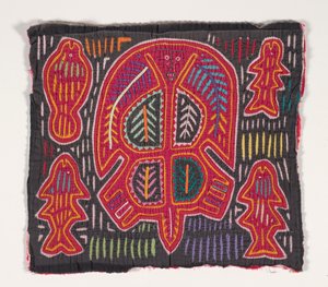 Painel da camisa (mola) (algodão aplicado) de Kuna Indian Culture