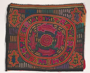 Painel da camisa (mola) (algodão aplicado) de Kuna Indian Culture