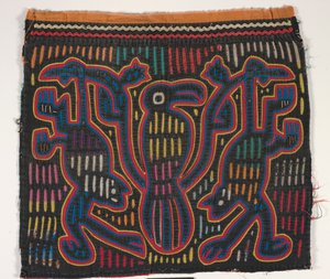 Painel da camisa (mola) (algodão aplicado) de Kuna Indian Culture