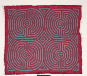 Painel da camisa (mola) (algodão aplicado) de Kuna Indian Culture