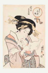 O tipo sob demanda, da série Tosei sanjuni so Os trinta e dois tipos modernos, 1821-1822.