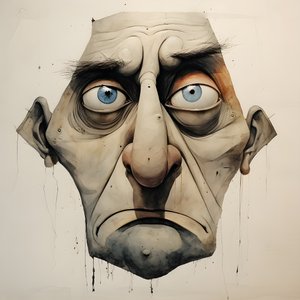 200 anos de idade Cara de ogre gigante e gira 3