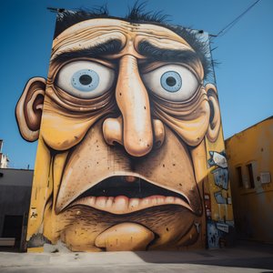 200 anos de idade Cara de ogre gigante e gira 4