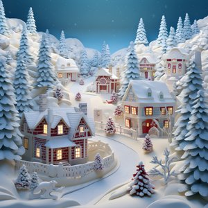 3d Natal com neve 2
