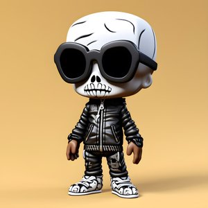 Esqueleto minúsculo Chibi 2