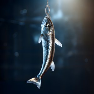 Um snoek, um tipo de peixe, foi apanhado numa linha de pesca 3