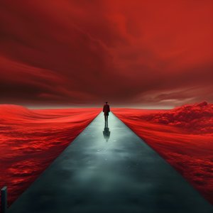 Uma longa estrada vermelha. Caminhando. Como o herói que nunca andou. 2