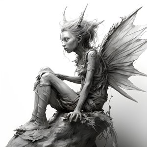 Esboço de corpo inteiro de um Pixie 3