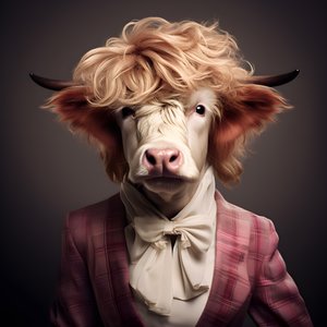 Vaca das montanhas como Marilyn Monroe 4