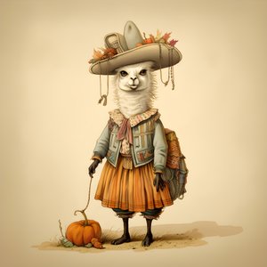 Lama, América do século XVIII 3