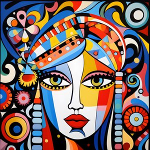 Rainha do inverno colorida e mágica 4
