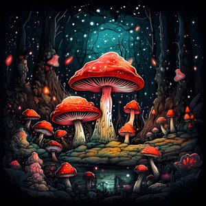 Cogumelos e floresta 4