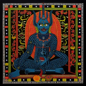 o diabo lucifer reclina-se num palácio diabólico 4