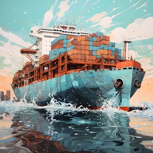 um grande navio na água 4