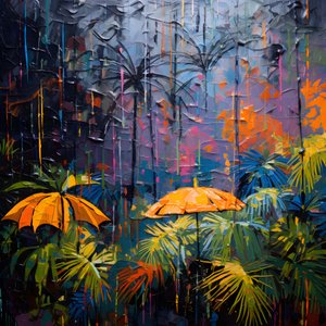 uma selva colorida e chuvosa 2