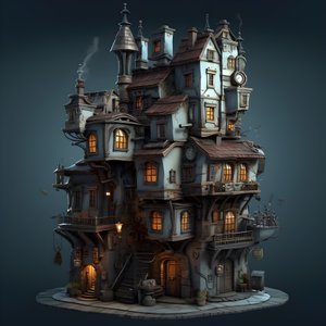 um quarteirão com um edifício e uma escadaria de pedra 2