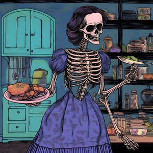 o fantasma na cozinha por maddy connelly obra de arte 4