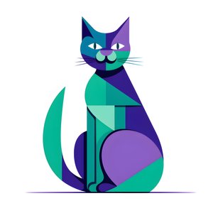 para criar um contraste marcante, o conteúdo do gato prateado assenta no estilo de linhas limpas modernistas 4