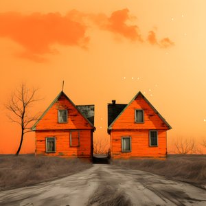 duas casas laranja 1