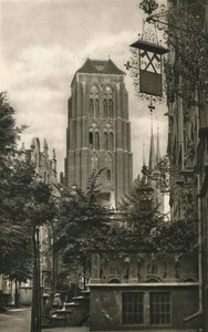 Gdansk. Jopengasse - Marienkirche, 1931 de Kurt Hielscher