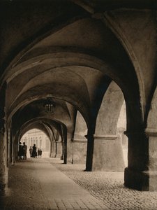 Goritz - Arcadas na Praça do Mercado, 1931 de Kurt Hielscher