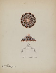 Brooch, c. 1936.