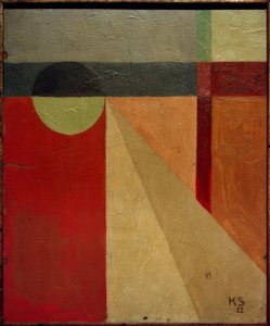 Abstração 45 - vestido de baile de Kurt Schwitters