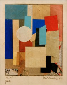 MZ 308 cinza de Kurt Schwitters