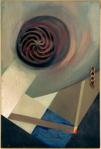Imagem Merz com corrente de Kurt Schwitters