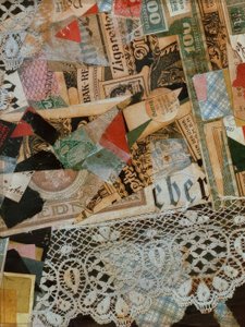 Marcação 297 amarela de Kurt Schwitters