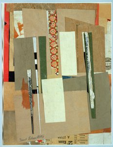 Ferroviária, 2ª classe, 1923 de Kurt Schwitters