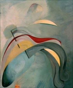 Linha vermelha (1) de Kurt Schwitters