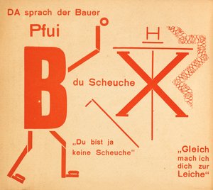 O espantalho. Conto de fadas O Espantalho. Contos de fadas, 1925. de Kurt Schwitters