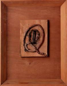 Untitled Composition with film reel and wire by Kurt Schwitters (1887-1948) 1937-1940 Londres, Lords Gallery de Kurt Schwitters