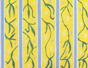 Wallpaper Vines, 2004 (acrílico sobre tela) de Kurtis L. Miller