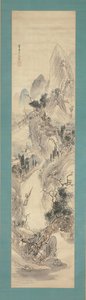 Paisagem, século 18-19. de Kushiro Unsen