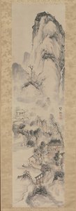 Paisagem, século XVIII. de Kushiro Unsen