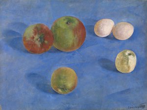 Ainda vida. Maçãs e ovos, 1921
