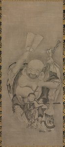 Hotei com Imortais Daoístas: Hotei